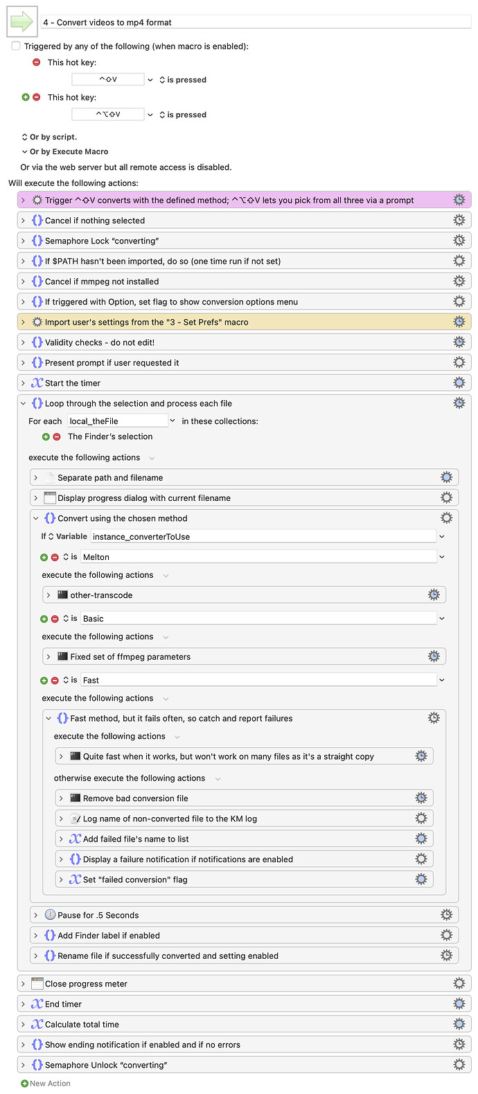 Keyboard Maestro Export