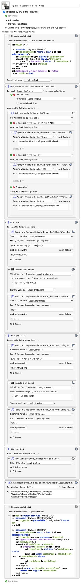 Replace Triggers with Sorted Ones v2