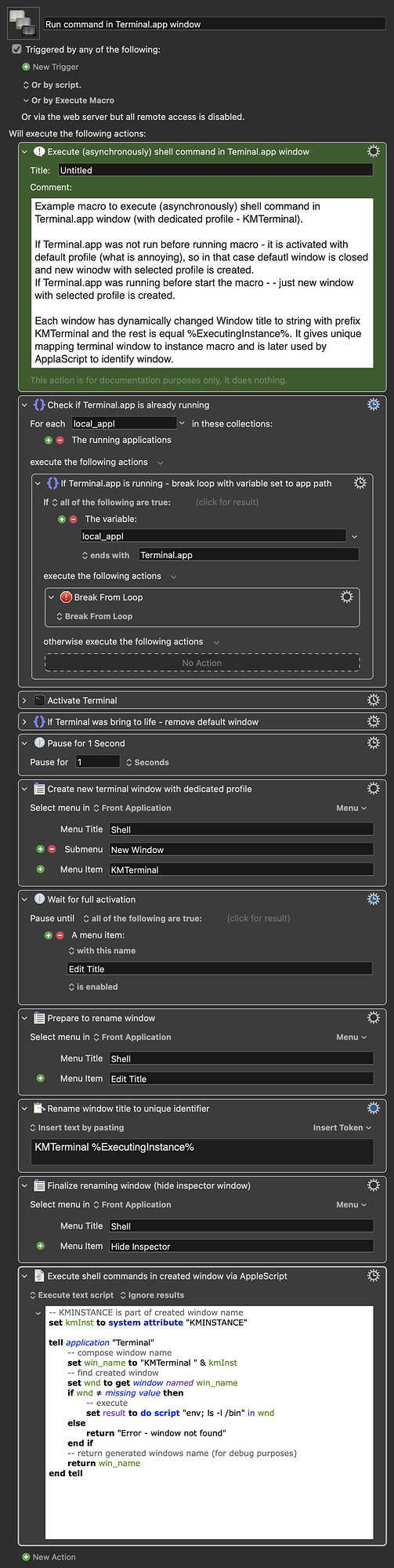 Keyboard Maestro Export