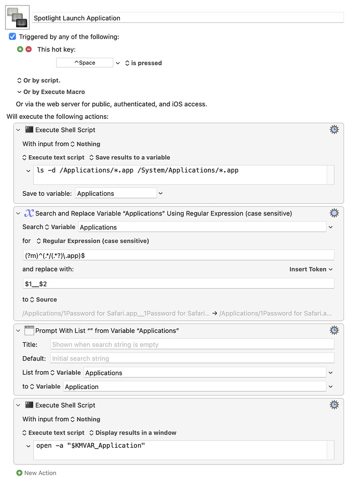 Keyboard Maestro Export