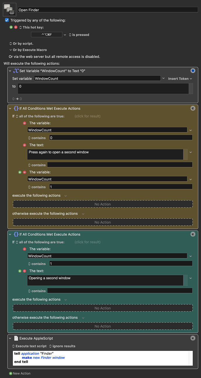 Keyboard Maestro Export