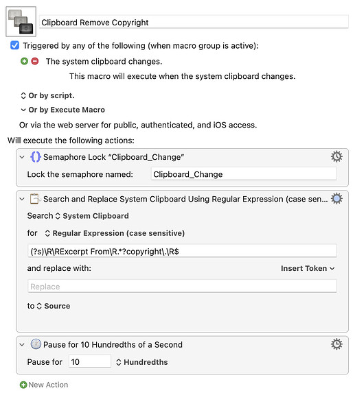 Clipboard Remove Copyright