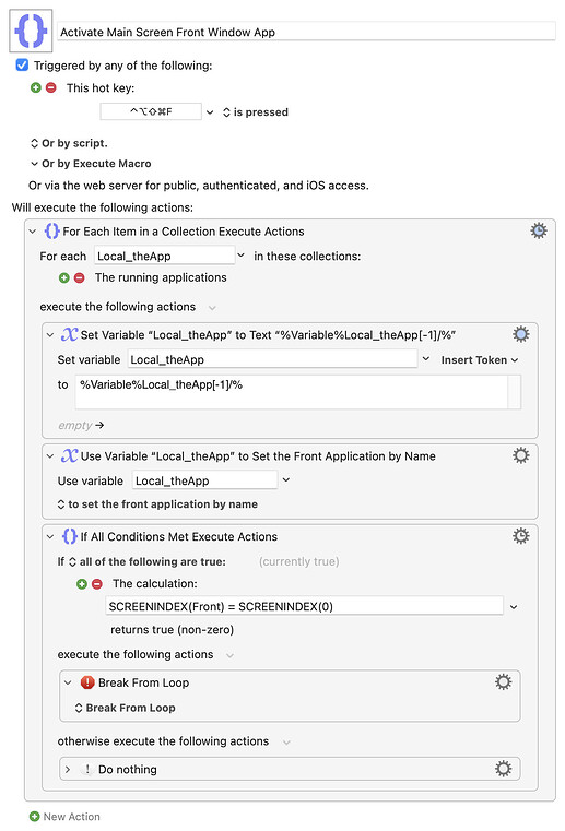 Activate Main Screen Front Window App.kmmacros