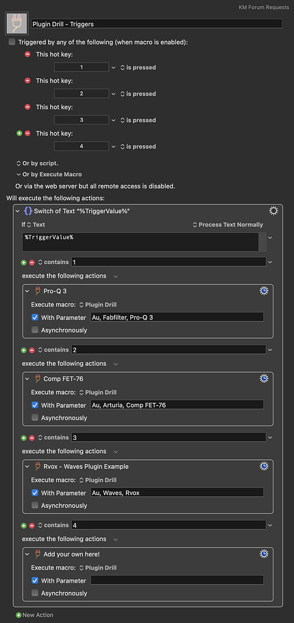 Keyboard Maestro Export