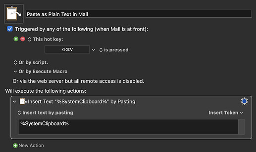 Paste as Plain Text in Mail