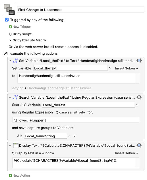 First Change to Uppercase