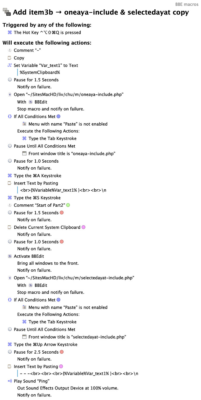 Keyboard Maestro Export