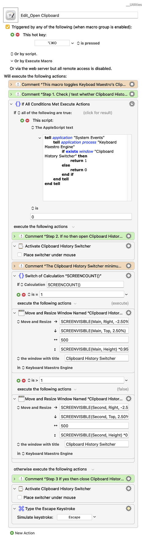 Keyboard Maestro Export