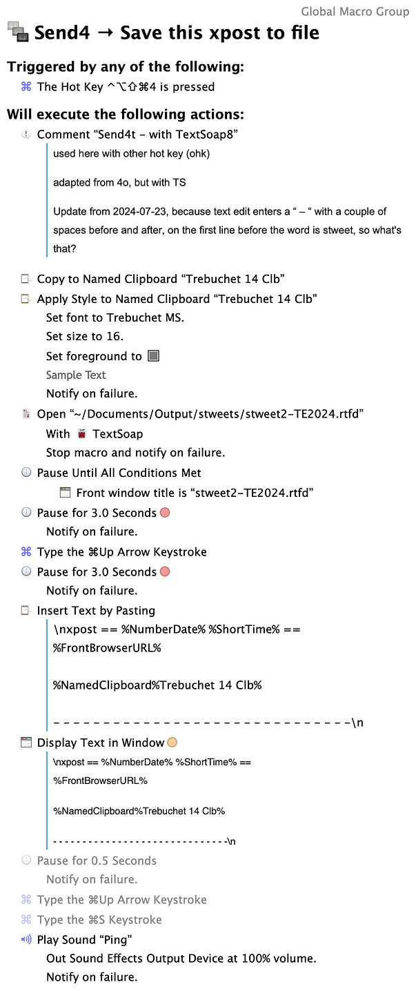 Keyboard Maestro Export