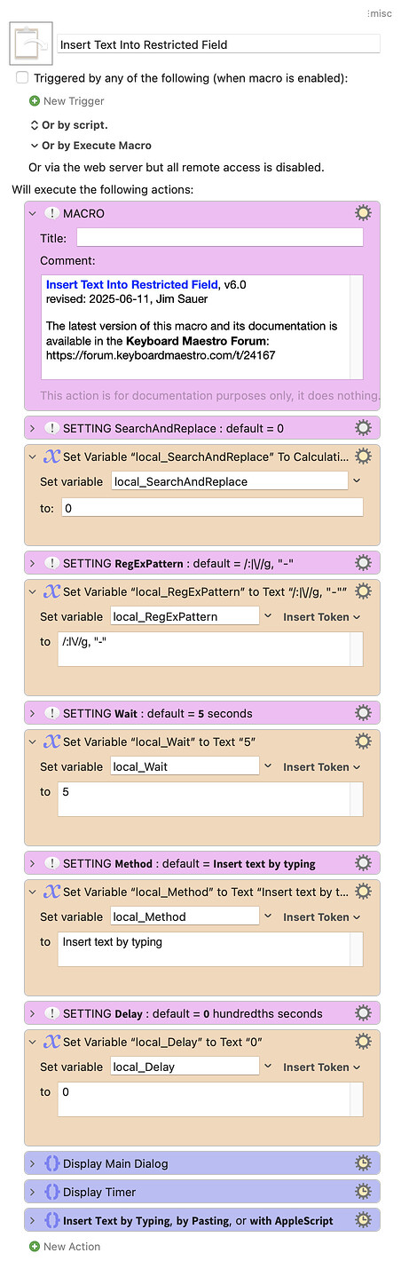 Keyboard Maestro Export