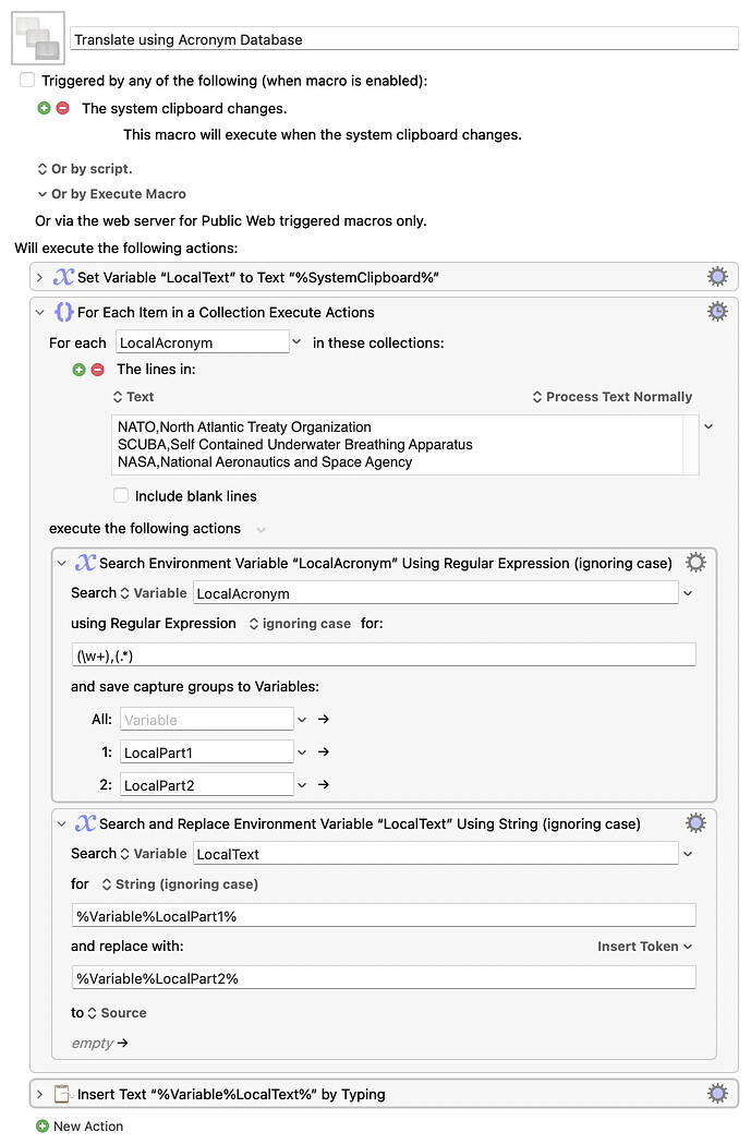 Keyboard Maestro Export