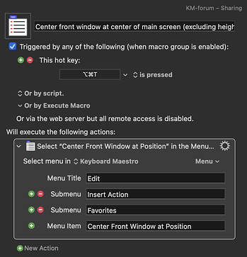 Keyboard Maestro Export