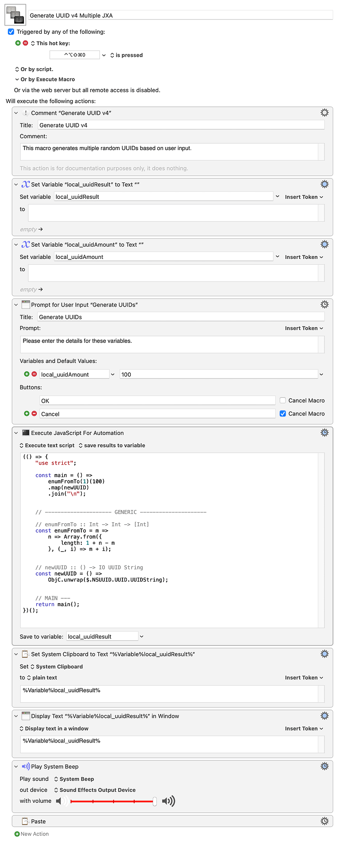 Keyboard Maestro Export