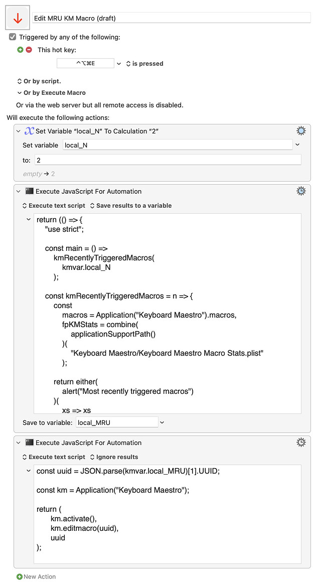 Keyboard Maestro Export