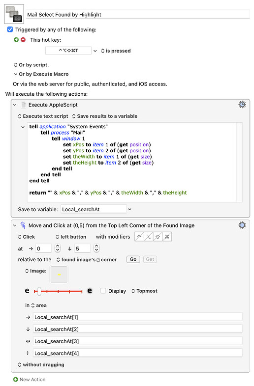 Mail Select Found by Highlight.kmmacros