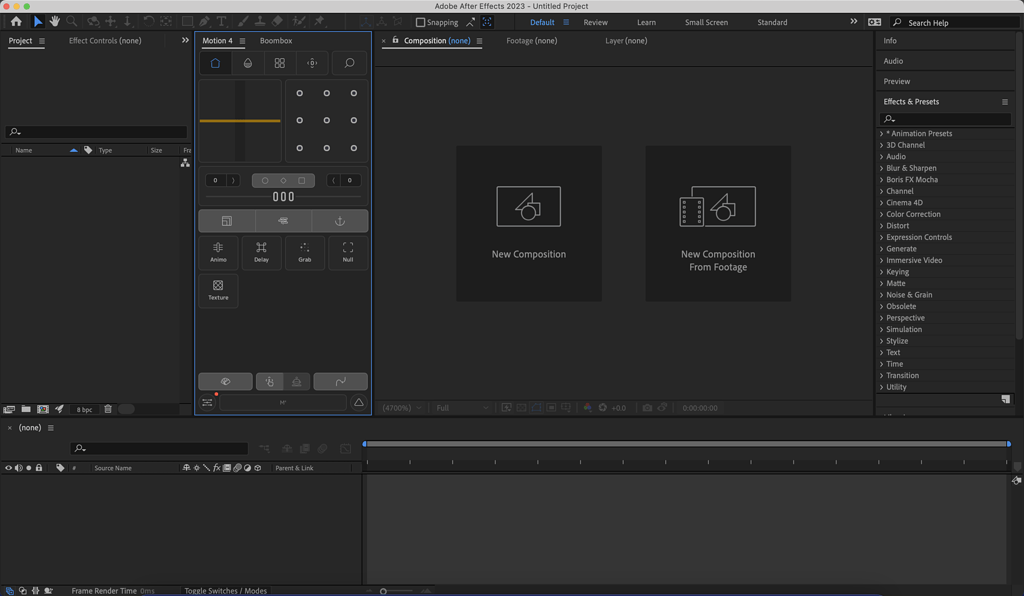 Best Way to Interact with the After Effects Motion Plug-In UI Besides ...