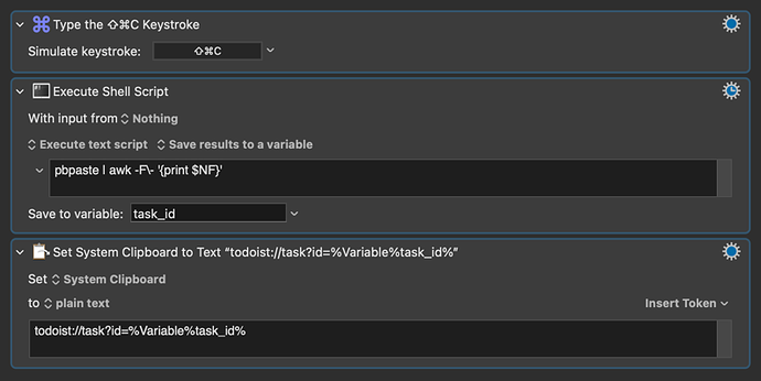 Keyboard Maestro Export