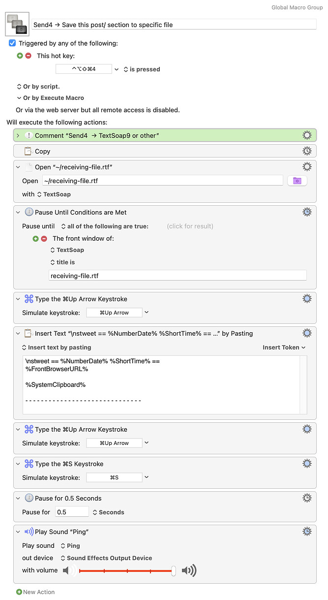 Keyboard Maestro Export