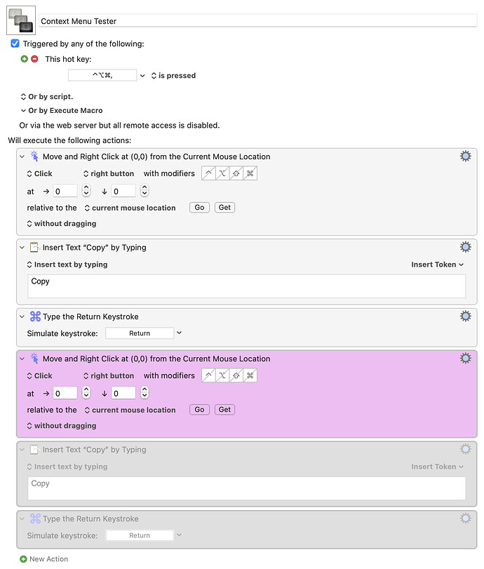 Keyboard Maestro Export