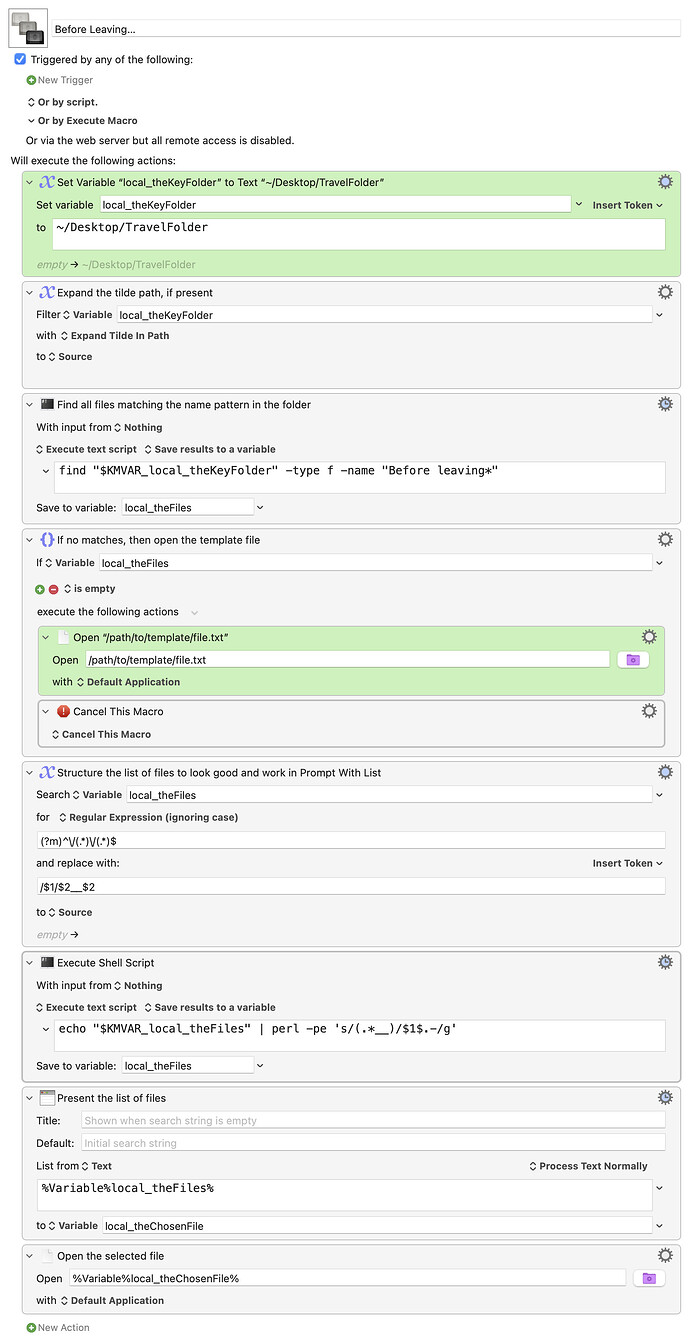 Keyboard Maestro Export