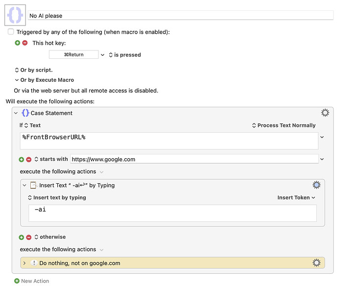 Keyboard Maestro Export