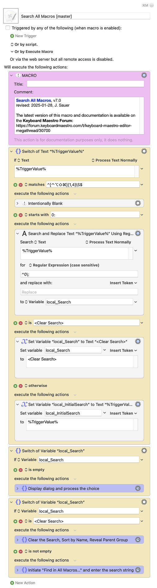 Keyboard Maestro Export