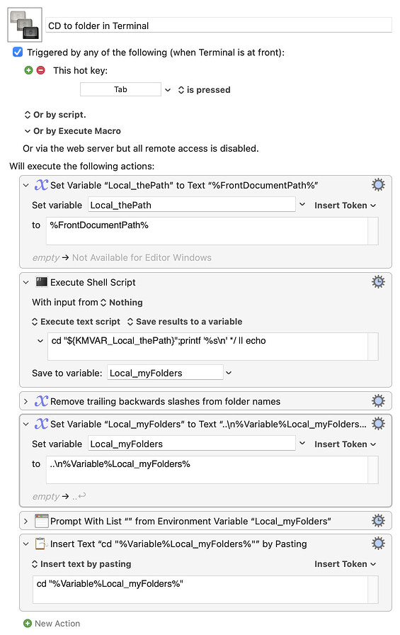 Keyboard Maestro Export