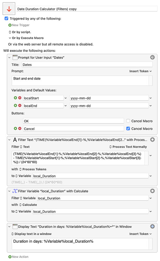 Date Duration Calculator (Filters)