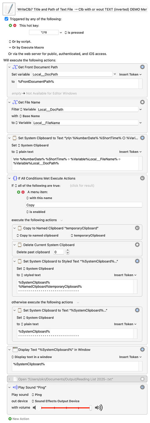 WriteClb7 Title and Path of Text File  ⇢ Clb with or wout TEXT (inverted) DEMO Menu Check.kmmacros