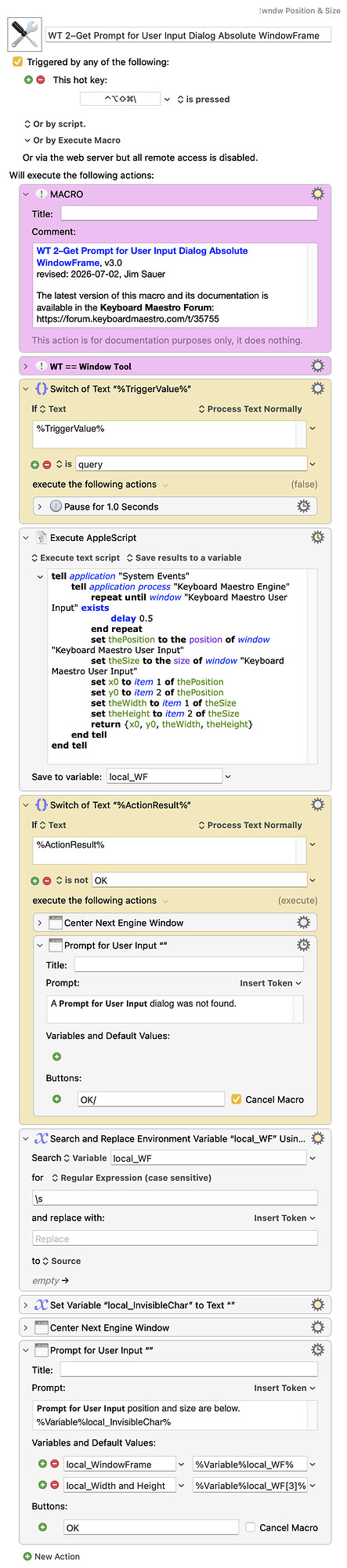 Keyboard Maestro Export