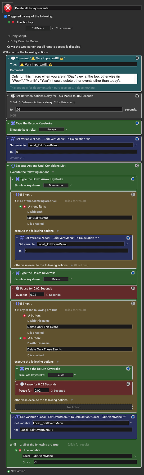 Keyboard Maestro Export