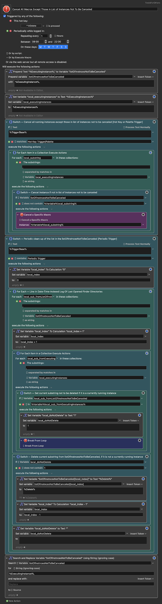 Keyboard Maestro Export