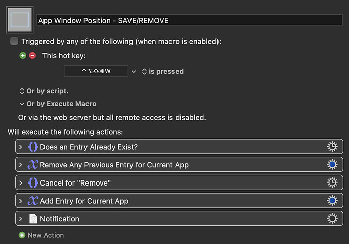 Keyboard Maestro Export