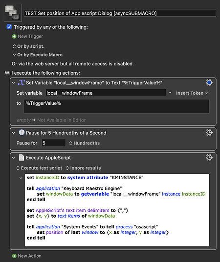 Keyboard Maestro Export