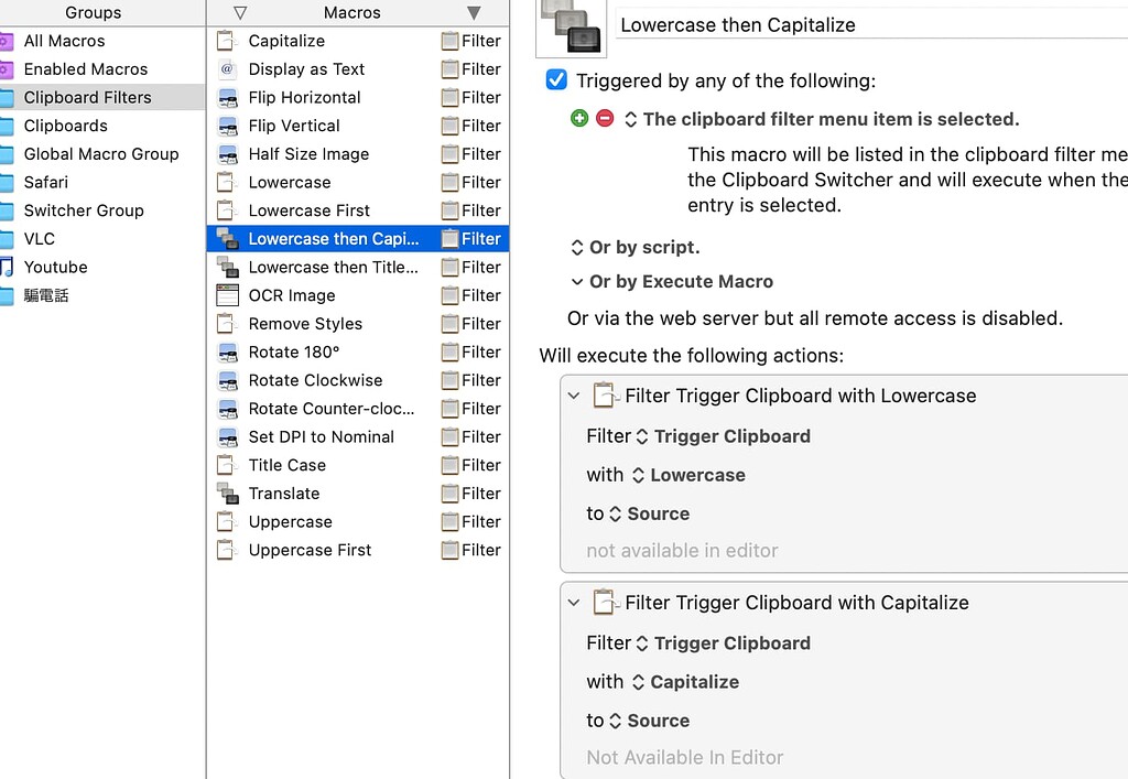 How to change the cases of selected text Questions & Suggestions