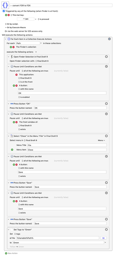 A Little Help With Batch Saving Final Draft 9 Files (.fdr) As .fdx ...