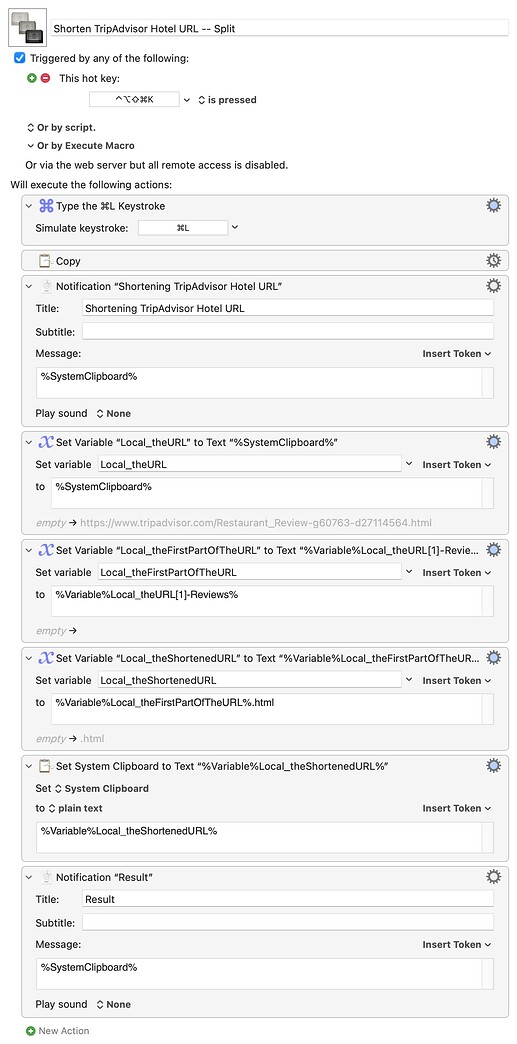 Shorten TripAdvisor Hotel URL -- Split.kmmacros