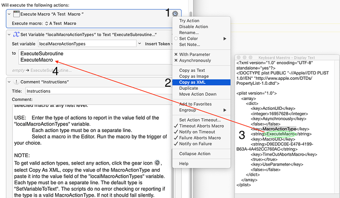 How to get valid action type