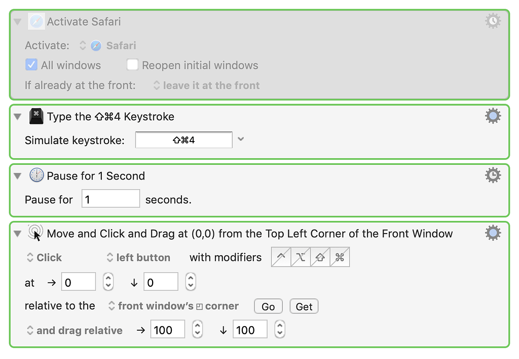 Mojave Shift Command 4 screenshots not programmable? Questions