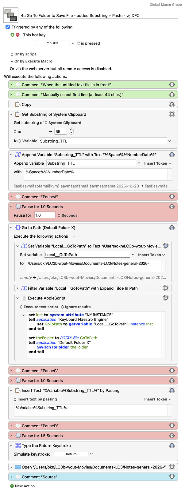 Keyboard Maestro Export
