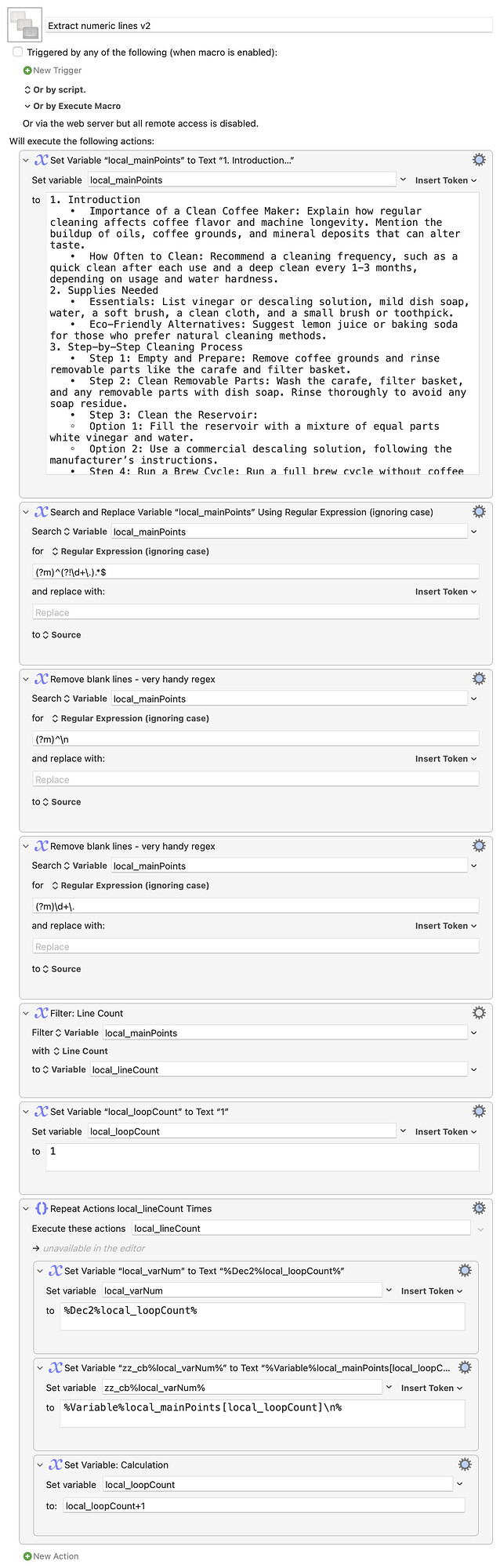 Keyboard Maestro Export