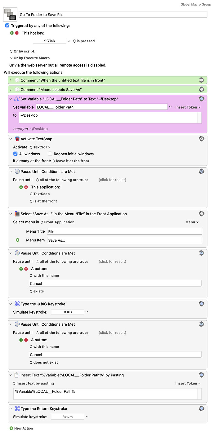 Keyboard Maestro Export