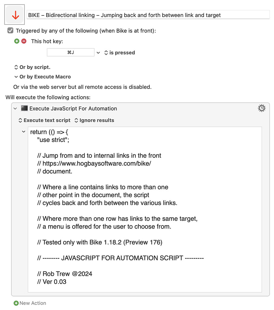 BIKE Outliner Bidirectional linking (Jumping back and forth between