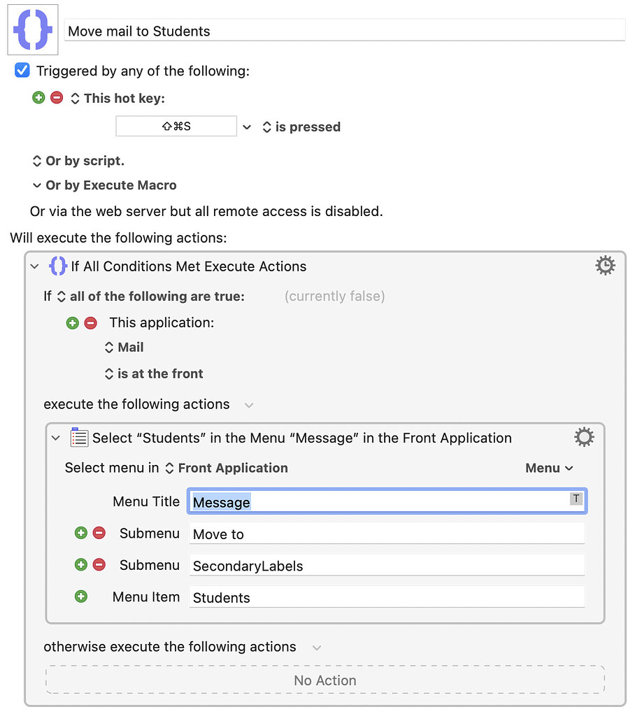 Apply Multiple Actions to Gmail Messages In Apple Mail Questions