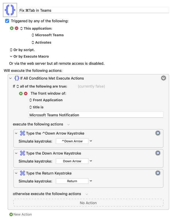 Keyboard Maestro Export