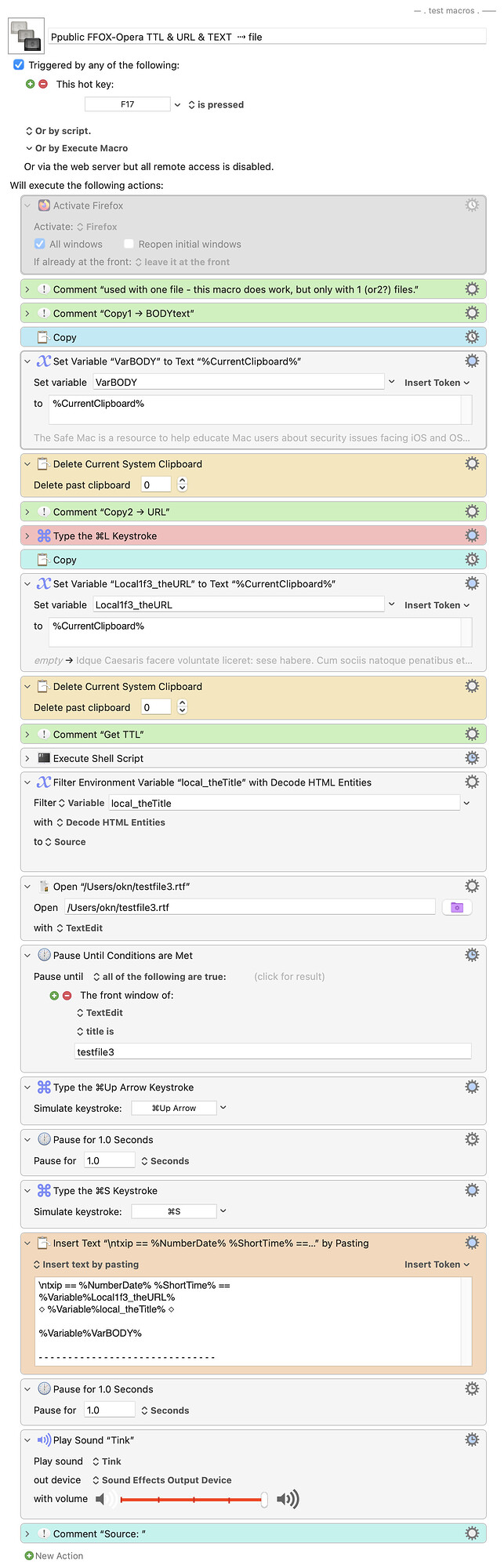 Keyboard Maestro Export