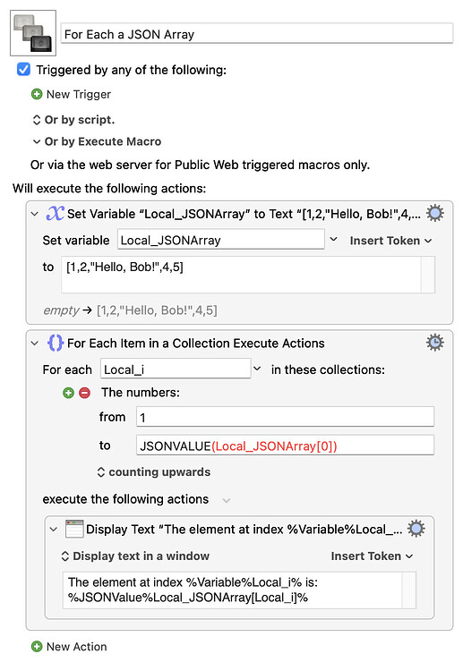 For Each a JSON Array.kmmacros