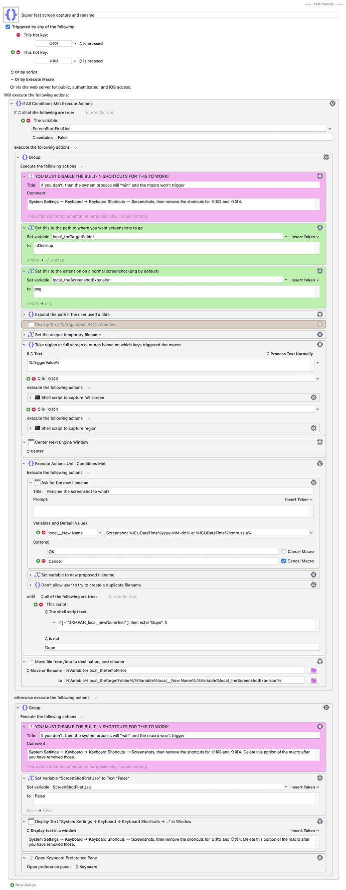 Keyboard Maestro Export