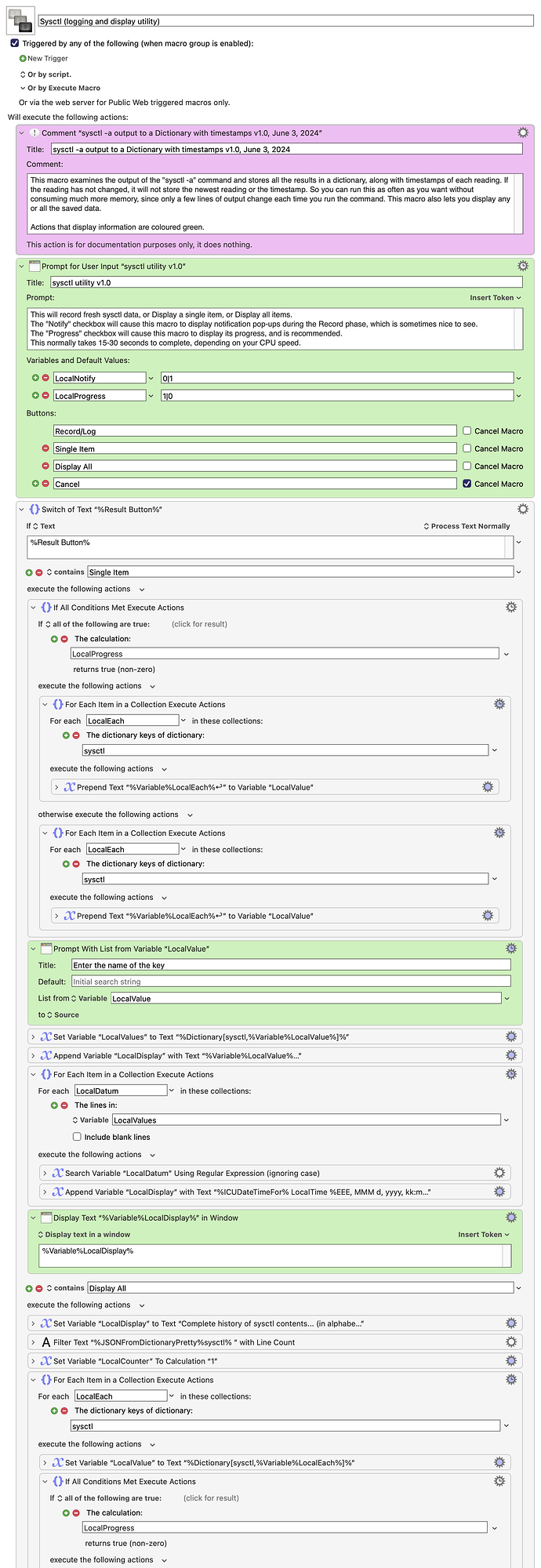 Keyboard Maestro Export