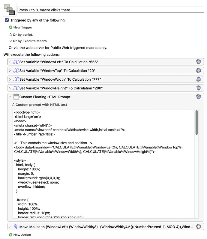 Keyboard Maestro Export